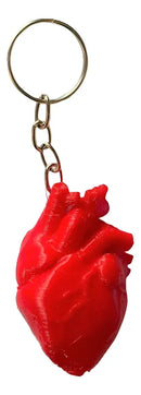 Chaveiro Anatômico 3d De Coração Humano Tamanho 4x3cm
