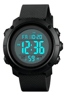 Relógio Masculino Esportivo Skmei 1426 Digital Original Led Cor da correia Preto Cor do bisel Preto Cor do fundo Preto