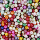 Pérola Abs Inteira 6mm C/furo 500 Peças Comprimento 6 mm Cor Colorida - 500 un. Diâmetro 6 mm