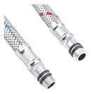 Engate Mangueira Flexível Misturador Monocomando 50cm Par º Acabamento Prateado Cor Prateado