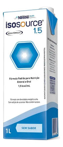 Isosource 1.5 Nestlé Nutrição Enteral (1 Litro) Sem Lactose Sem Sabor