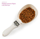 Colher eletrônica de medição de alimentos para animais de estimação Pet Food Measuring S Cor Branco