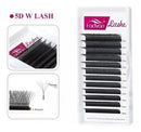Cílios Fadvan W 5d Tamanho Único Volume Egípcio Comprimento 13 mm Cor Preto Espessura 0.07 mm Tipo de curvatura D
