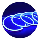 05metros Mangueira Led Neon Corte 2,5cm Flex 12v A Azul Escuro