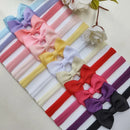 Kit 15 Laços De Cabelo Bebê Na Meia Seda Rn + Full