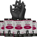 Luvas Em Látex Master Gloves Pro Black 10 Unidades Tamanho G Cor Preto Tamanho Grande