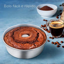 Kit 2 Forma Assadeira Bolo Pudim Redonda Air Fryer Forno Alumínio