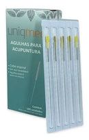 Agulha Para Acupuntura 0,30mm X 75mm Cx 100 Unidades