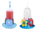 Kit 2 Bebedouro Passarinho Beija Flor Colibri Jardim 290ml