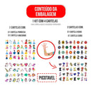 Kit 128 Tatuagem Temporaria Infantil Tema Meninos E Meninas Cor VARIADOS VARIADOS