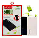 Power Bank 20.000 Mah Carregador Usb Portátil Com Cabo Carregamento Turbo Preto