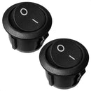 Chaves Botão Tic Tac Redondo Preto 10a Liga/desliga 2unidade Preto