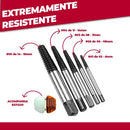 Jogo De Extrator De Parafuso Quebrado 3 Á 18mm 5 Peças