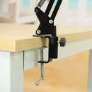 Carbon Braço Articulado Aço Suporte de Mesa para Microfone Preto