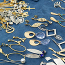 Kit Semi Joias 10 Pçs Folheados Ouro E Prata Atacado Revenda