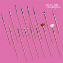 Kit 15 Pincéis Decoração De Unhas + 5 Boleadores Ponta Dupla Pincel Boleador Pontilhismo Alongamento Gel Manicure