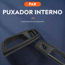 Par Puxador Interno Porta Dianteira Gol Voyage Saveiro G5 G6 Preto