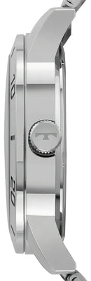 Relógio Technos Masculino Militar Prata Cor do fundo Azul