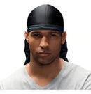 Kit 2 Bandana Durag Dureg Cores Variadas Rap Waves Cor Preto E Branco