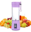 Mini Liquidificador Portátil Mixer Suco Vitamina Shake Cor Roxo Juice Cup