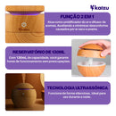 Umidificador De Ar Ultrassônico Difusor Ambiente Eletrico Potente Purificador Aromatizador Ar Essência Silencioso Bivolt Kaizu