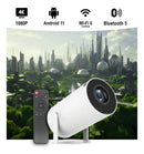 Mini Projetor Portátil Davely 4k Android Full Hd Smart Wifi Cinema Home Hy300