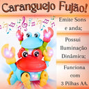 Caranguejo Fujão Mini Robô Se Move Interativo C/ Luz E Music Shopbr Fujão Toy Crab