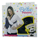 Canguru Bebe Passeio Ergonômico Carregador Modelo Panda Cor Preto