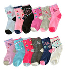 Kit 12 Pares Meias Infant Variadas feminino 2 a 4 Anos
