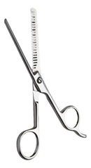 Tesoura Marco Boni Fio Liso E Desbaste 6 Polegadas Barbeiro Cor Cinza