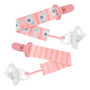 Kit Com 2 Prendedores De Chupeta Coala Rosa 14496 - Buba