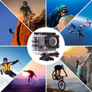 Kit Câmera Ultra Hd 4k Sport Wifi + 32gb + Bastão + Controle Cor Preto