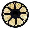 Fita Led 5mts 5050 Branco Quente C/ Silicone E Fita Adesiva Cor da luz Branco Quente 3000K Tensão de operação