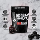 Kit Mass C/ Creatina + Bcaa 3k + Creatine + Shaker Buanilha Sabor Vitamina de Banana