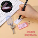 Chaveiro com Etiqueta Organizador Waleu 50 Unidades