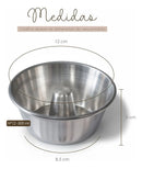 Kit 12 Mini Forma Formável De Pudim Bolo Vulcão Nº12 Atacado