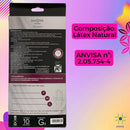 Luvas Em Látex Master Gloves Pro Black 10 Unidades Tamanho G Cor Preto Tamanho Grande