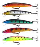 Kit 5 Isca Artificial Iscas Meia Agua Tucunaré Dourado Bass Cor Conforme As Fotos - Sku 026