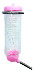 Drinker Bebedouro Para Hamster Coelho 250ml Chalesco Rosa
