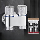 Registro Válvula Saída Dupla 1/2 Ducha Higiêni Fosco Prateado