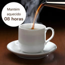 Garrafa térmica Verona Pressão Ampola de vidro 1.8L preta Unitermi