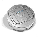 Kit 4 Calotinha Miolo Centro Roda Honda Fit City Prata 58mm