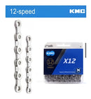Corrente Kmc 12v 126 Elos X12 Silver Bicicleta Mtb