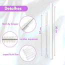 2 Canudos Substituição Compatível Copo Stanley Quencher Transparente