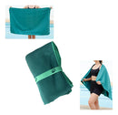 Toalha Compacta De Secagem Rápida 80x130cm Cor Verde Decathlon Nabaiji
