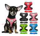 Coleira Peitoral Para Cachorro Pet Colete Refletivo + Guia Cor Vermelha Top Reflexível Tamanho da coleira M