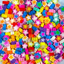 Kit 3 Modelos Miçangas 120 Pçs Coração Frutas Doces Anita Bijuterias