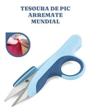 Tesoura Arremate Tic Super Edge Fio Mundial 11,4cm 1901-4