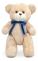 Ursinho De Pelúcia 29cm Antialérgico Articula Azul Marinho