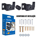 Suporte Para Tv Monitor Universal Fixo Led Lcd Parede Painel Cor Preto